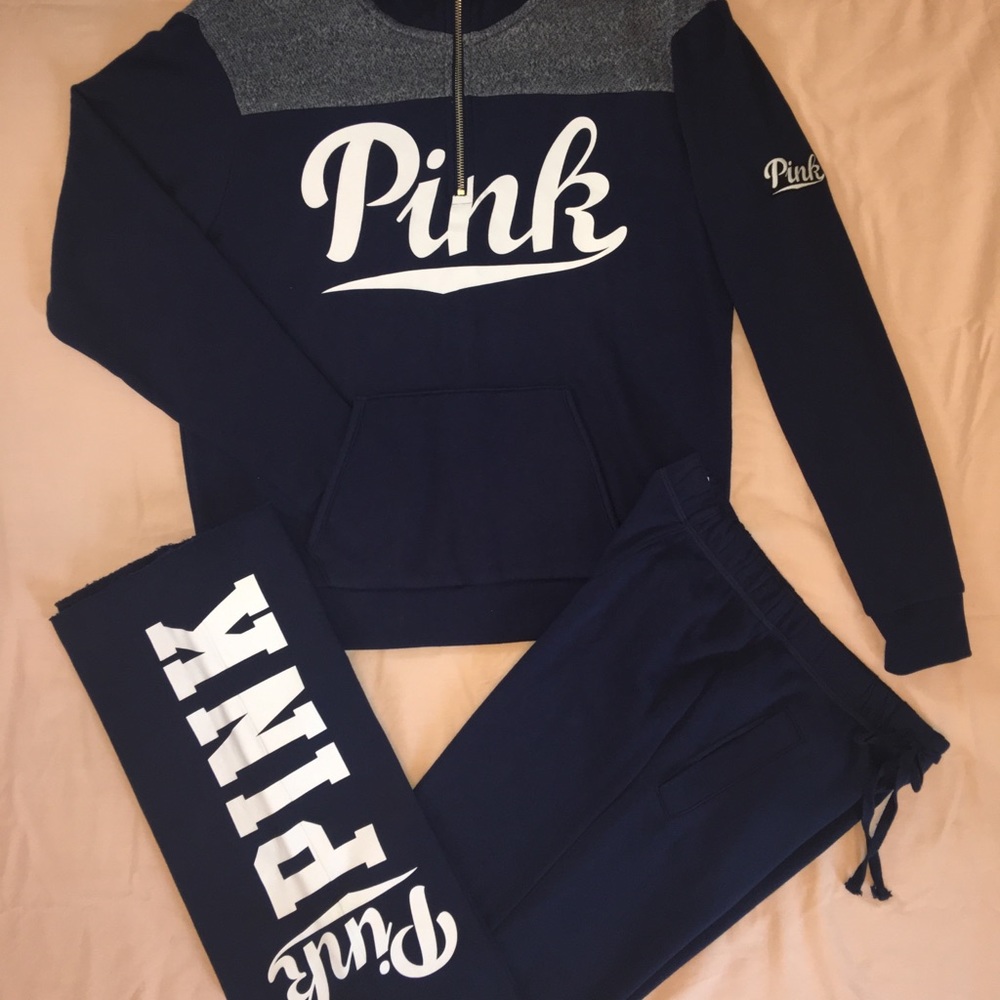 •••SOLD•••Victoria Secret PINK Quarter Zip Outfit - Picture 8 of 8